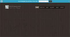 Desktop Screenshot of photobalcony.com