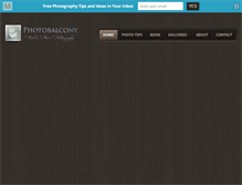 Tablet Screenshot of photobalcony.com